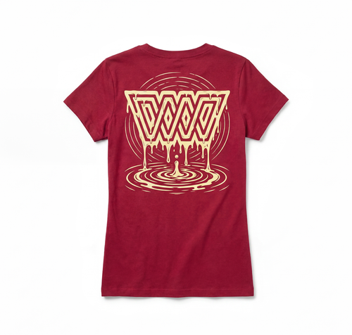 Wood Wide “Dripping in Terps” Women's T-Shirt – Cardinal